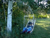 Deluxe Bougainville hammock chair