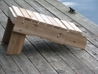 Muskoka Side Table Foot Rest